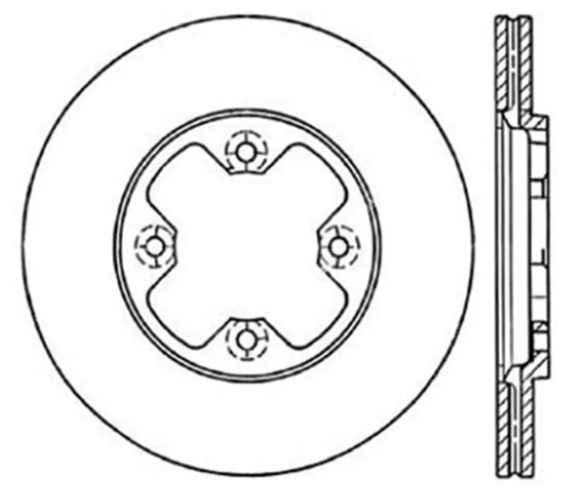 Stoptech Slotted & Drilled Sport Brake Rotor 1