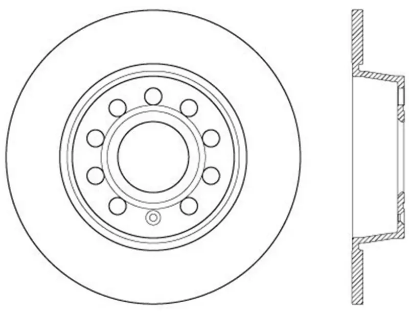 Stoptech Slotted & Drilled Sport Brake Rotor 1