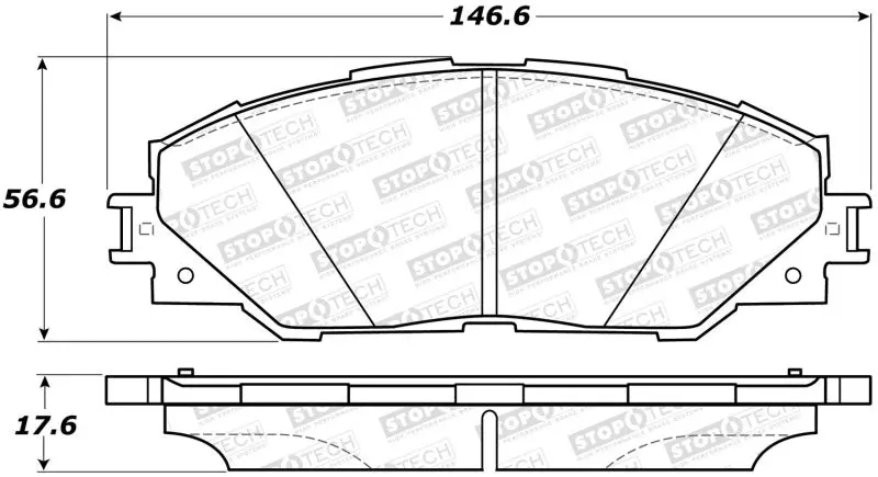 Stoptech Street Brake Pads 1
