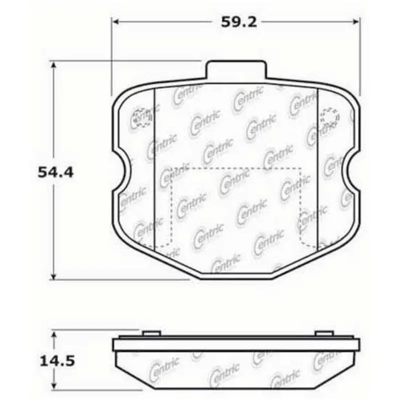Stoptech Street Touring 06-09 Chevrolet Corvette Z06 Front Brake Pads 1