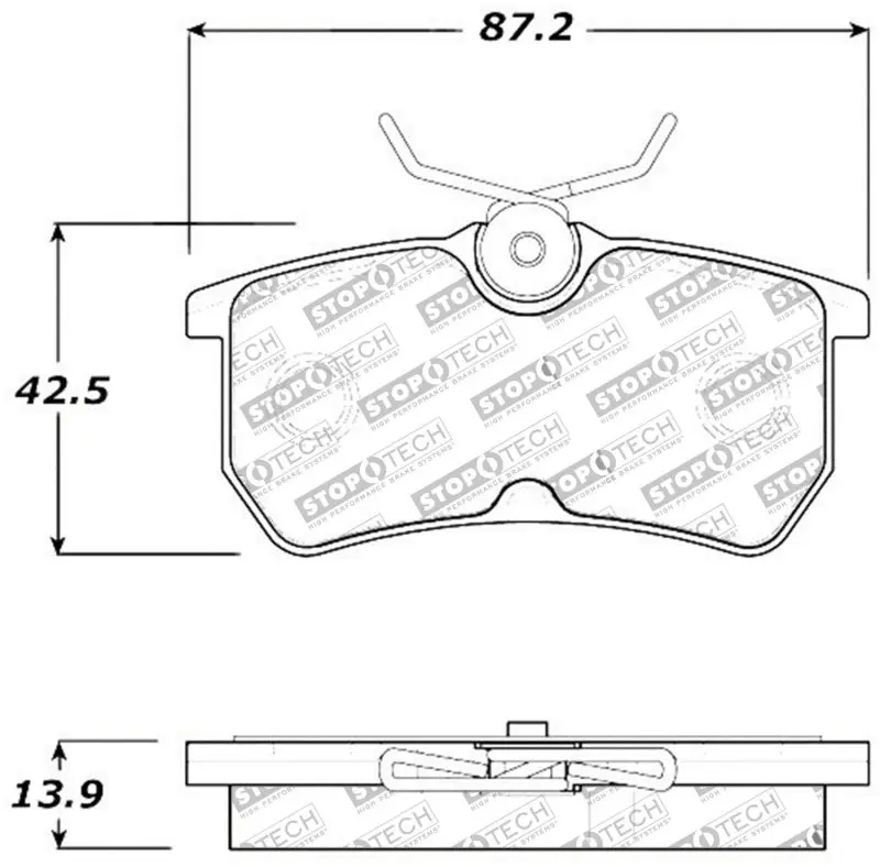 Stoptech Street Touring Brake Pads 1