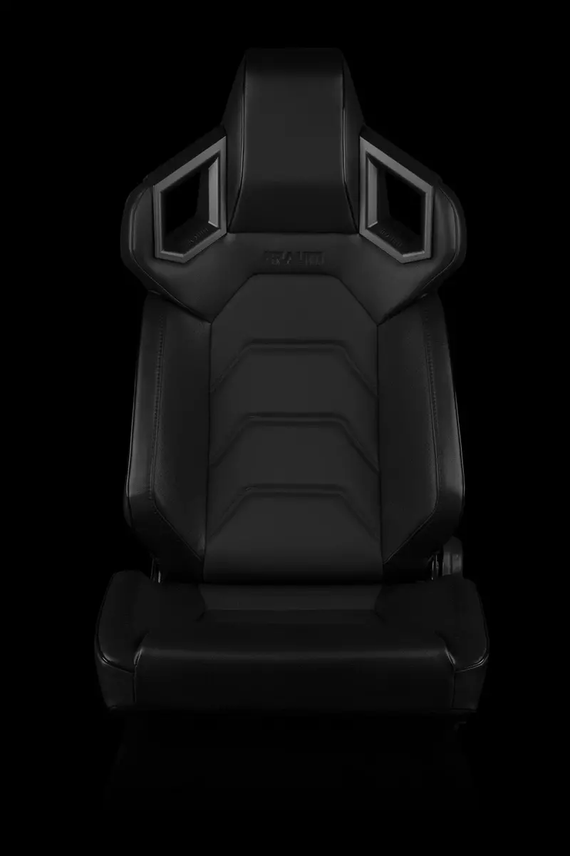 Universal Braum Alpha-X Series Racing Seats (Black Stitching | Low Base Version) – Pair 1