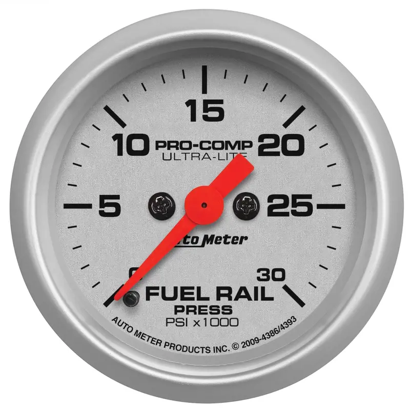 Autometer Digital Rail Pressure Gauge – 2-1/16 Inch, 30,000 Psi Range For Ram 5.9L Diesel 1