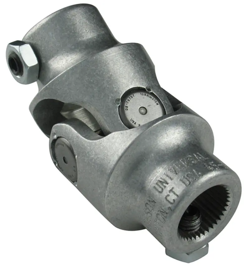 Borgeson 214664 Aluminum Single-Universal Steering Joint – 17Mm Double-D To 3/4" Smooth Bore 1