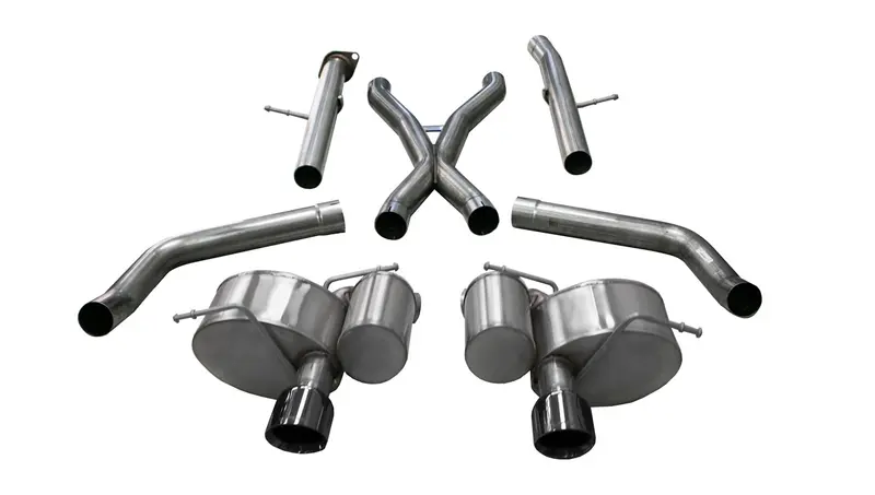 Corsa 21058Blk Cat-Back Exhaust For 2012–2020 Jeep Grand Cherokee – 2.75-Inch Dual Rear Exit With 4.5-Inch Black Pvd Tips 1