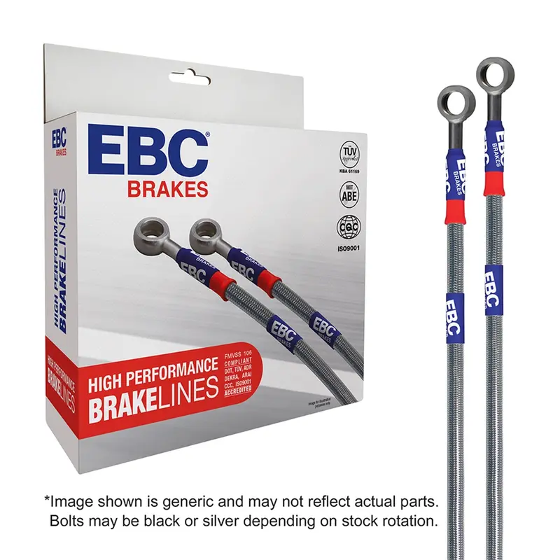 Ebc Brakes Bla7765-6L Ebc Stainless Braided Brake Lines 1