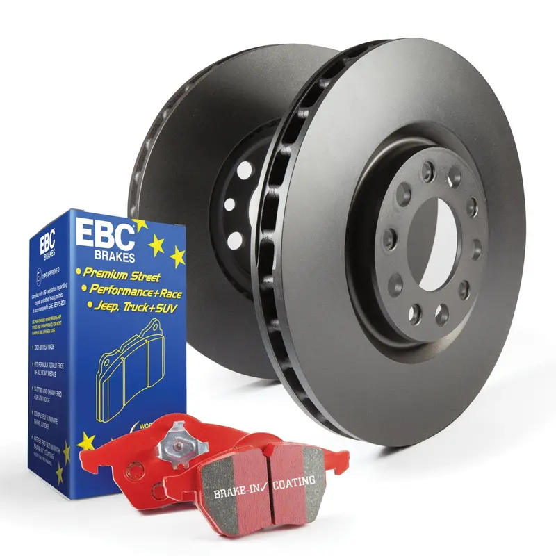 Ebc Redstuff Performance Brake Kit – S12 Pads + Rk Drilled & Slotted Rotors (S12Kf1288) 1