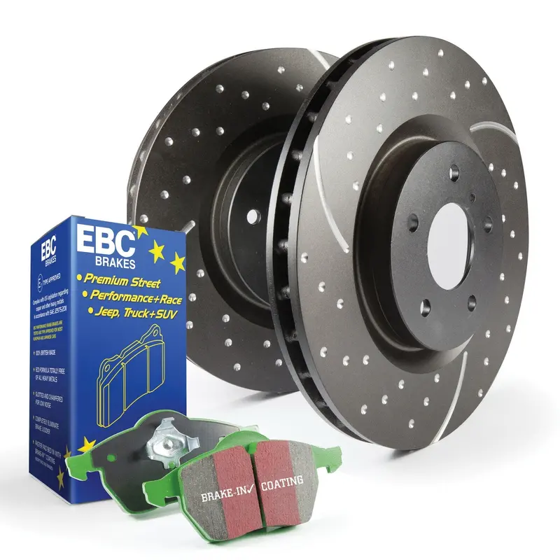 Ebc S10Kf1193 Greenstuff 2000 Brake Pad & Gd Rotor Kit – Front Axle Package 1