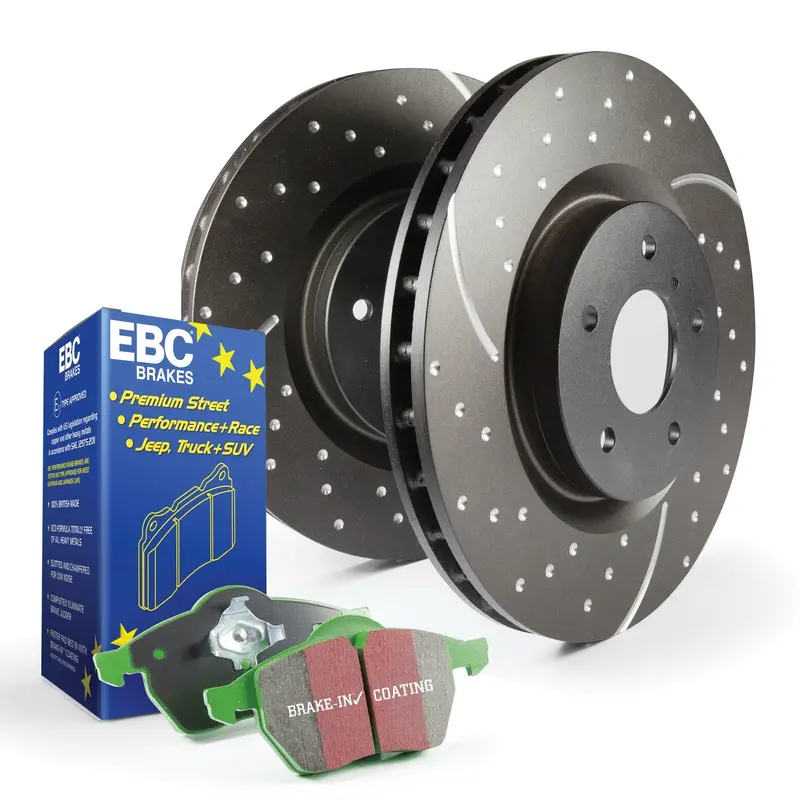 Ebc S3 Greenstuff 6000 Brake Pad & Gd Rotor Kit – Heavy-Duty Truck & Suv Performance Package 1