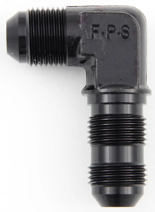 Fragola 483310-Bl #10 An 90-Degree Bulkhead Fitting – Black Anodized Aluminum For Fuel Or Brake Lines 1