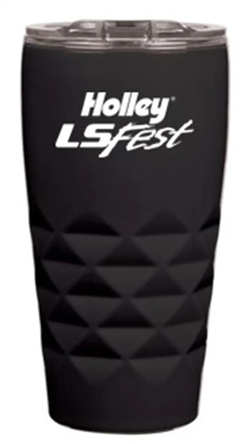Holley Ls Fest Insulated Tumbler – 16 Oz., Double-Wall, Matte Black Finish (36-573) 1