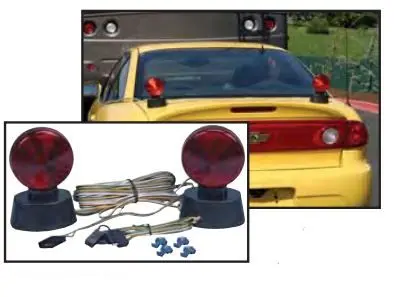 Husky Towing 17929 Magnetic Tow Light System – Includes Harness, Wiring, And Dual Led Lights 1