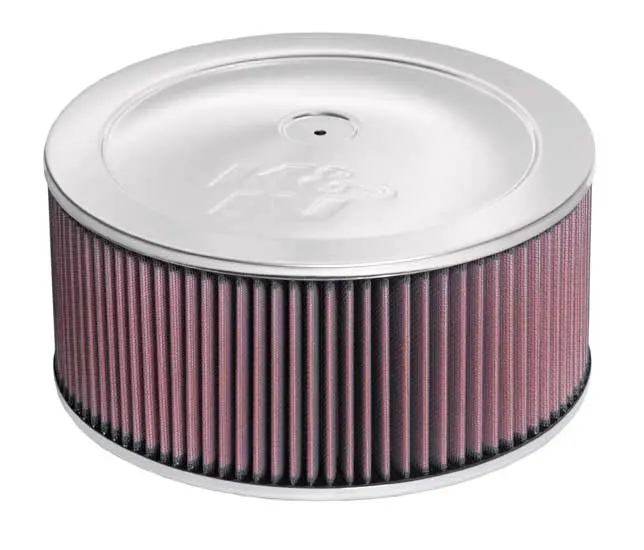 K&N 60-1190 High-Flow Round Air Filter – Reusable Washable Performance Filter 1