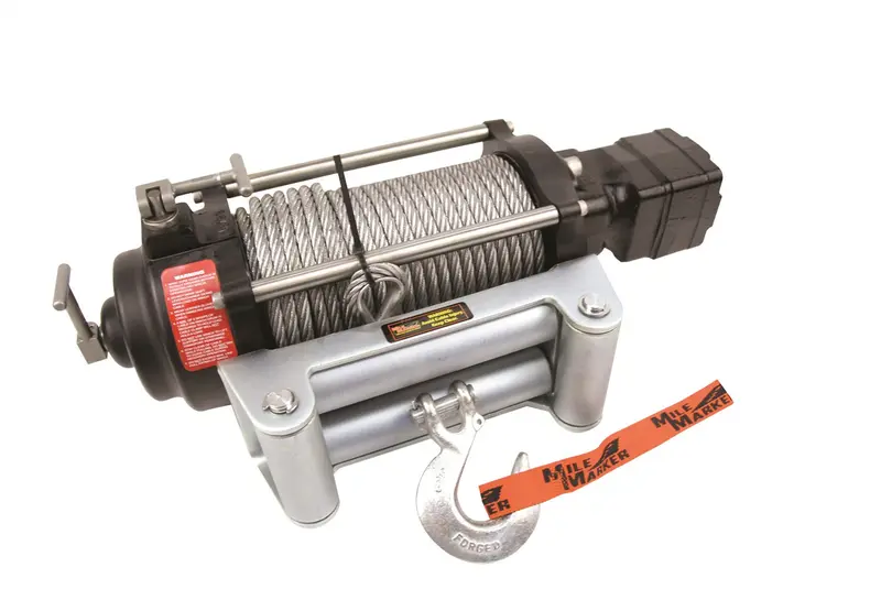 Mile Marker H9000 Hydraulic Winch – 9,000-Pound Capacity With 14 Ci Motor And 100-Foot Cable 1