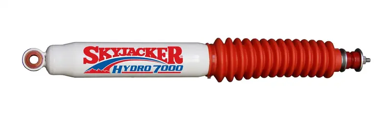 Skyjacker Hydro Series Shock Absorber With Red Protective Boot For Off-Road Durability 1