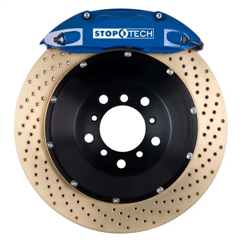 Stoptech 83.241.4700.24 Big Brake Kit – Two-Piece Front Rotors With Aluminum Hats 1