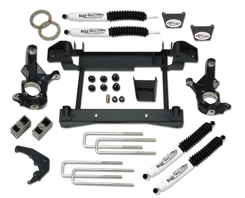 Tuff Country 14958Kn 4-Inch Lift Kit For 2001–2006 Chevy Silverado/Sierra 1500Hd – Includes Sx8000 Shocks & One-Piece Subframe 1