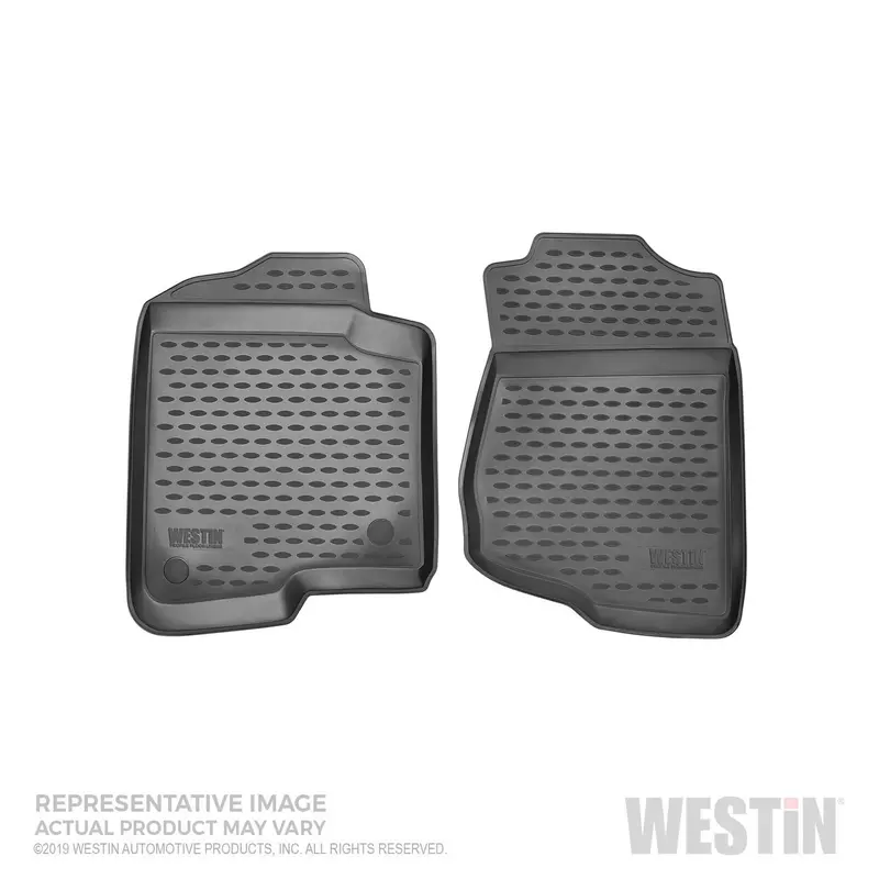 Westin 74-41-11016 Profile Floor Liners; 2 Pc.; Front; Black; 1